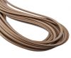 Round Stitched Nappa Leather Cord-4mm-old rose