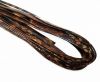 Flat Nappa Leather cords - 5mm - python brown