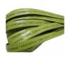 Real Flat Leather-LEV  SKRATTA  ÄLSKA-10mm- lime