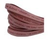 Real Flat Leather-LEV  SKRATTA  ÄLSKA-10mm- pink