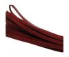 Real Flat Leather-LEV  SKRATTA  ÄLSKA * -Red Natural-5mm