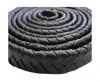 Real Nappa Flat Woven Cords - 15 mm - Dark blue