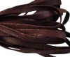 Real Nappa Leather Flat-10MM-Plain style-vintage bordeaux
