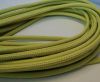 Round stitched nappa leather cord Pastel Lime-6mm