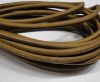 Round stitched nappa leather cord 6mm-Brown Bronze