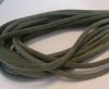 Round stitched nappa leather cord Asparagus-6mm