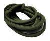 Real silk cords with inserts - 4 mm - Sap Green