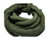 Real silk cords with inserts - 8 mm - Sap Green