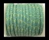 Rich style flat cords-5mm-Turquoise