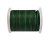 Round Leather Cord 4mm-Vintage Fern green