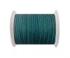 Round leather cord-3mm-vintage turquoise