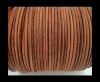 Round Leather Cord -5mm - SE R Vintage Cognac