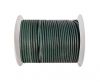 Round leather cord 2mm-ARMY GREEN