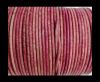 Round Leather Cord -5mm - vintage pink