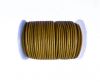 Round Leather Cord -1mm - Gold