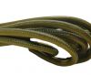 Round stitched nappa leather cord Dark Green-4mm