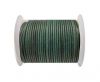 Round Leather Cord SE/R/Matt Finish-Green - 3mm