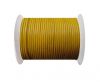 Round Leather Cord SE/R/07-Yellow - 1,5mm