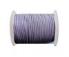 Round Leather Cord SE/R/Lavender-3mm