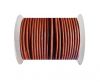 Round Leather Cord SE/R/Metallic Cinnamon - 1,5mm