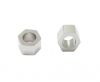 Stainless steel part for leather SSP-67 - 6mm BLACK