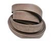 Vintage Style Flat Leather - 14mm-Tiger Vintage Taupe