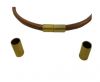 Zamak magnetic claps MGL-15-5MM-GOLD MATT