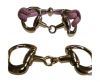 Zamak magnetic claps MGL-202-Rose gold-18*13mm