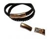 Zamak magnetic claps MGL-247-6*3MM-Rose Gold