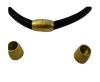 Zamak magnetic claps MGL-8-6MM-GOLD MATT