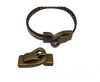 Zamak magnetic clasp MGL-242-9,5*4mm Antique Gold