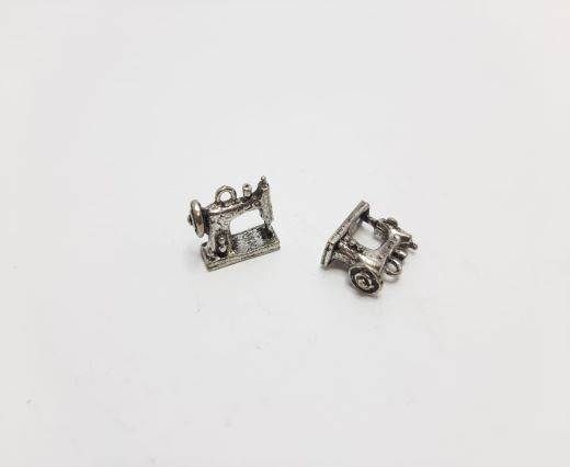 Antique Silver Plated beads - 44189