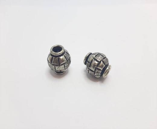 Antique Silver Plated beads - 44227