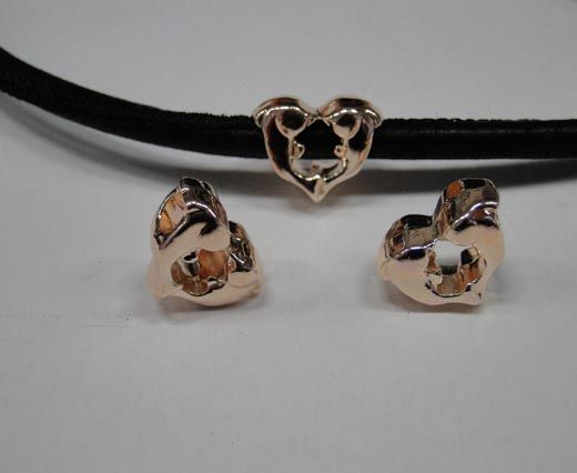 Zamak part for leather CA-4698-Rose gold