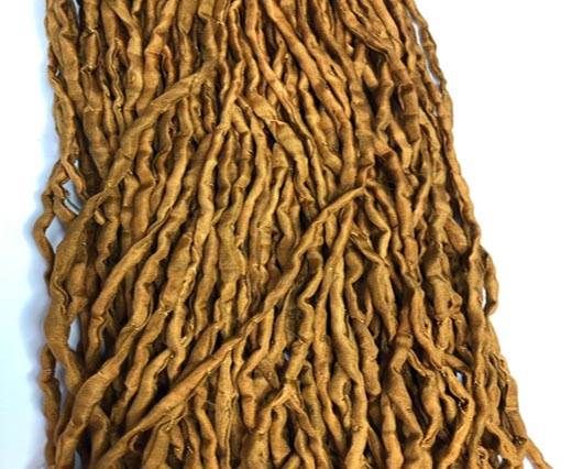 SILK CORDS-2MM-ROUND-Dark Caramel Yellow
