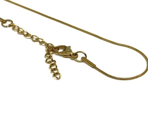 Stainless Steel Ready Necklace Chains,Gold,Item 50