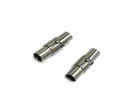 Stainless Steel Magnetic Clasp,Steel,MGST-22 4mm