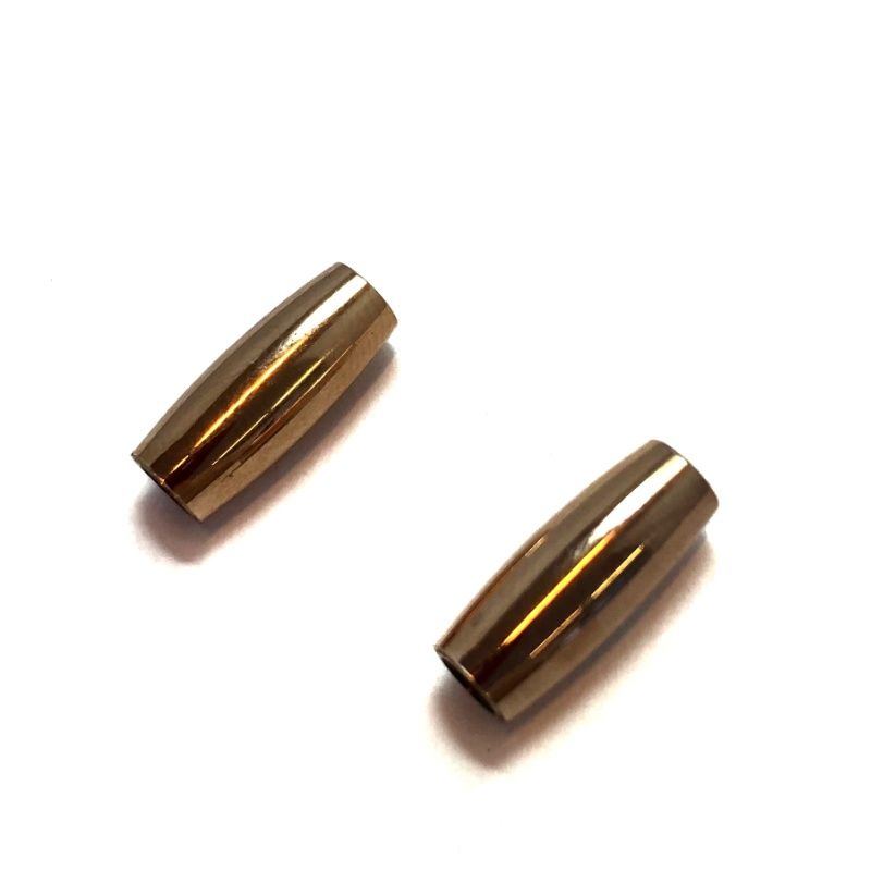 Stainless Steel Magnetic Clasp,Rose Gold,MGST-35 3mm