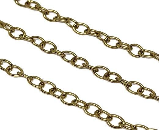 Stainless Steel Chains,Gold,Item 16