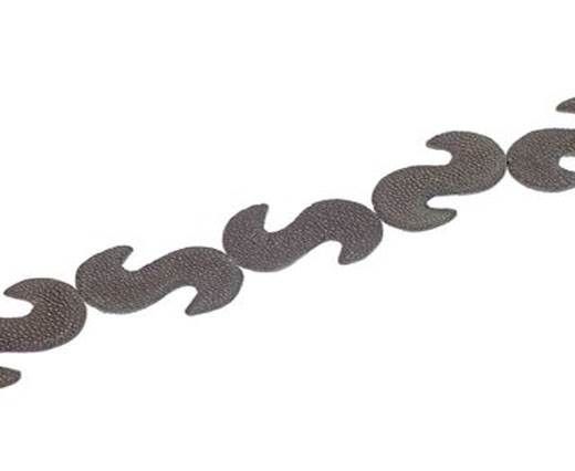 Sting Ray Beads - s-form-dark-green-non-polish
