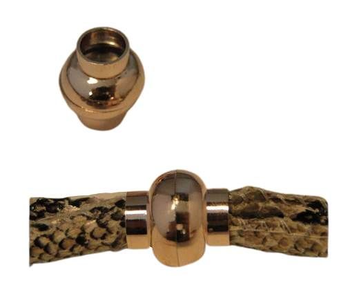 Zamak magnetic claps MGL-05-7mm-rose gold