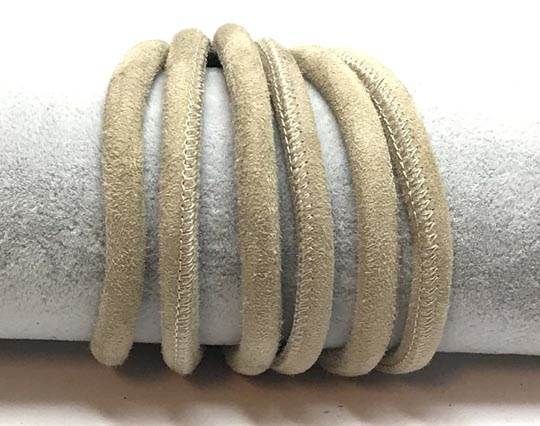 Real Nappa Suede Round-6mm-Beige