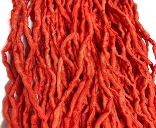 SILK CORDS-2MM-ROUND-Dark Orange