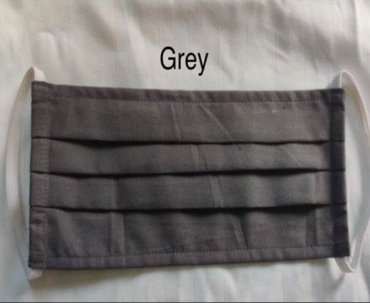 Grey  Washable Cotton Mask