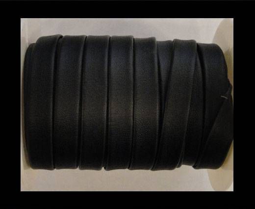 Nappa Flat PU Leather-Black-10mm