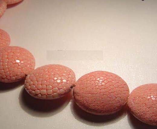 Sting Ray Beads - 18mm-Pink-Lenses