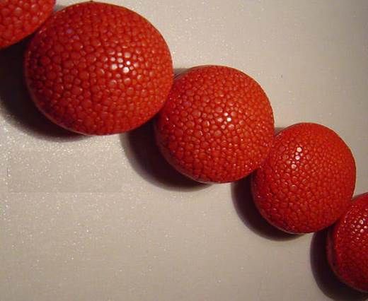 Sting Ray Beads - 18mm-Red-Lenses