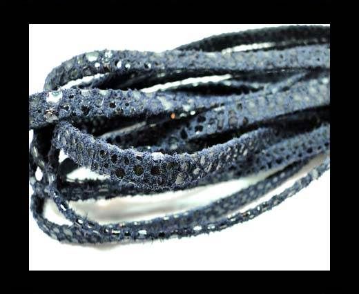 RNL.Flat folden renforced-10mm-RAZA blue paill. transparent