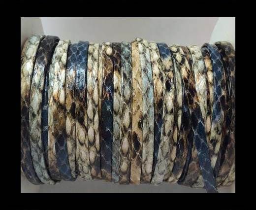 RNL-Flat Reinforced -5mm -python blue-brown