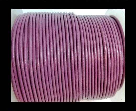 Round Leather Cord-1,5mm-plain-VIOLET
